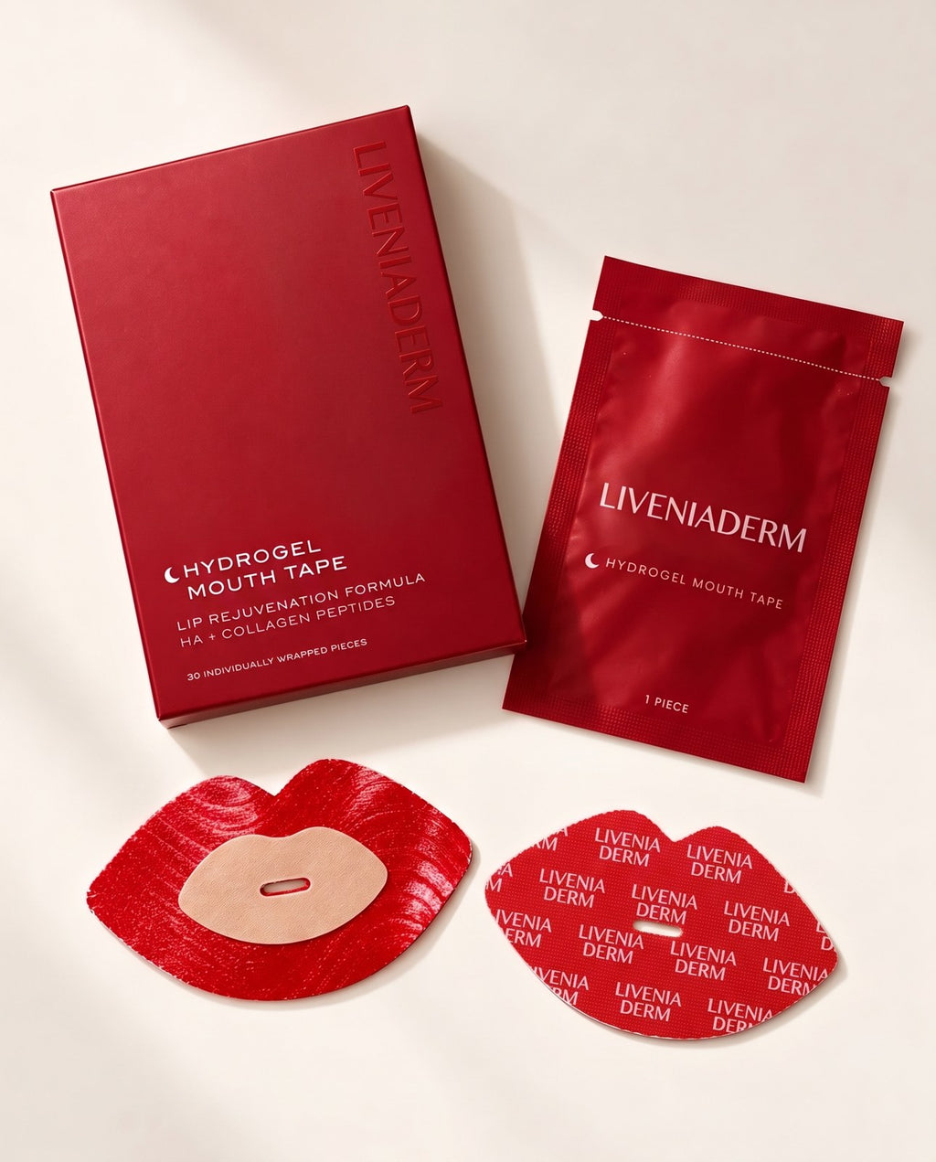 Liveniaderm Hydrogel Lippen-Nachtpflaster
