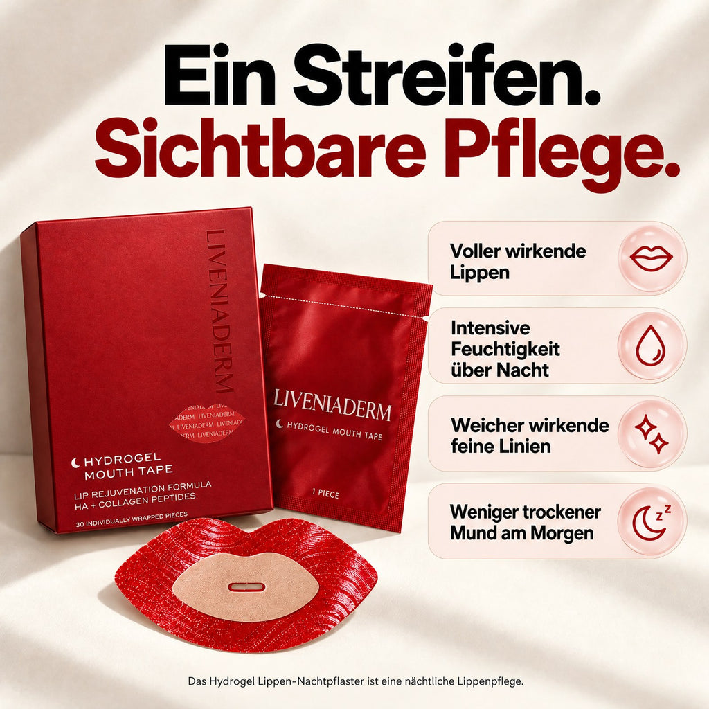 Liveniaderm Hydrogel Lippen-Nachtpflaster